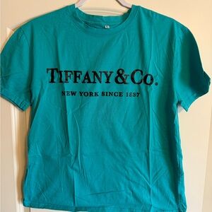 Tiffany & Co. Blue Logo Tee – Size XL - NWOT